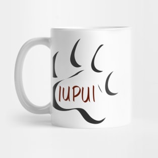 IUPUI Jaguars Paw Print Mug